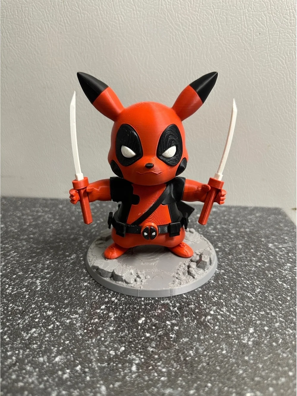 Pikachu Deadpool Figure